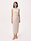 Юбка-карандаш из костюмной ткани POMPA арт.3121295cg1504