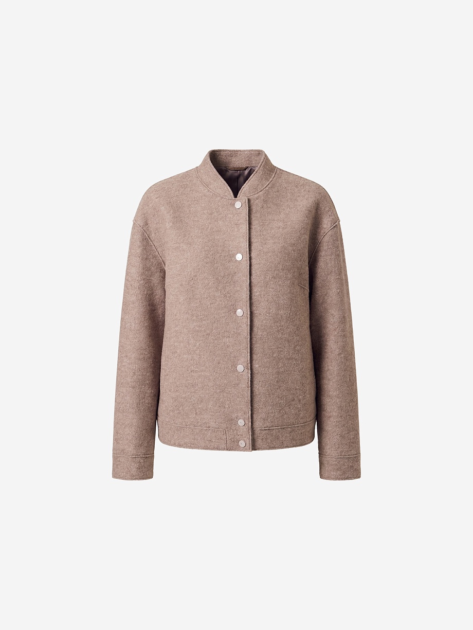 Куртка-бомбер из шерсти