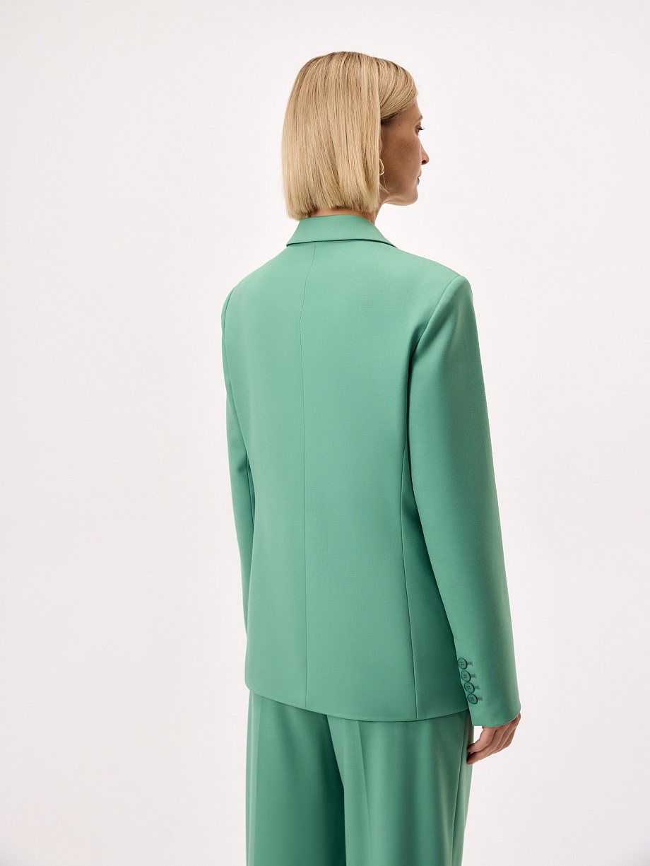 Жакет из костюмной ткани с вискозой