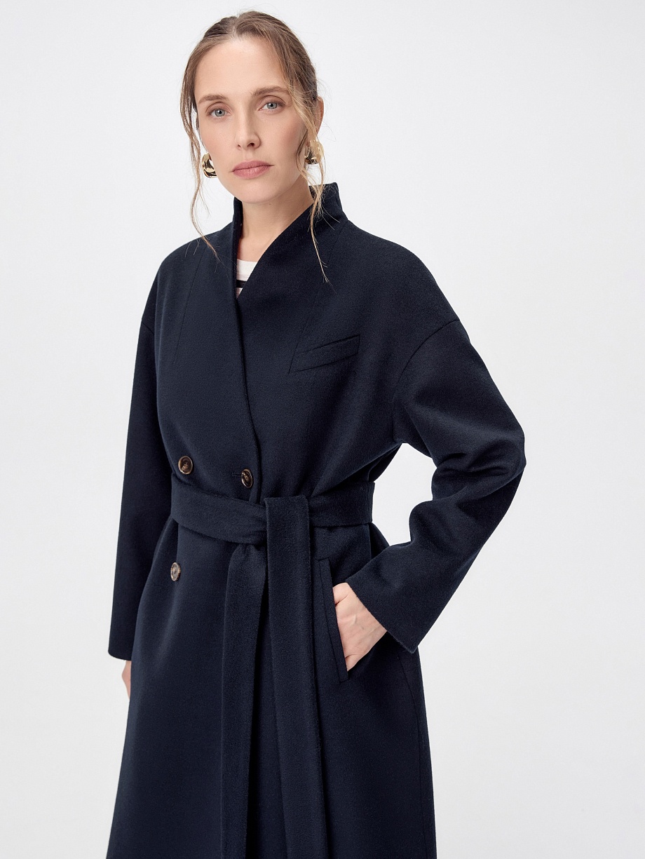 Пальто из шерсти с мембраной