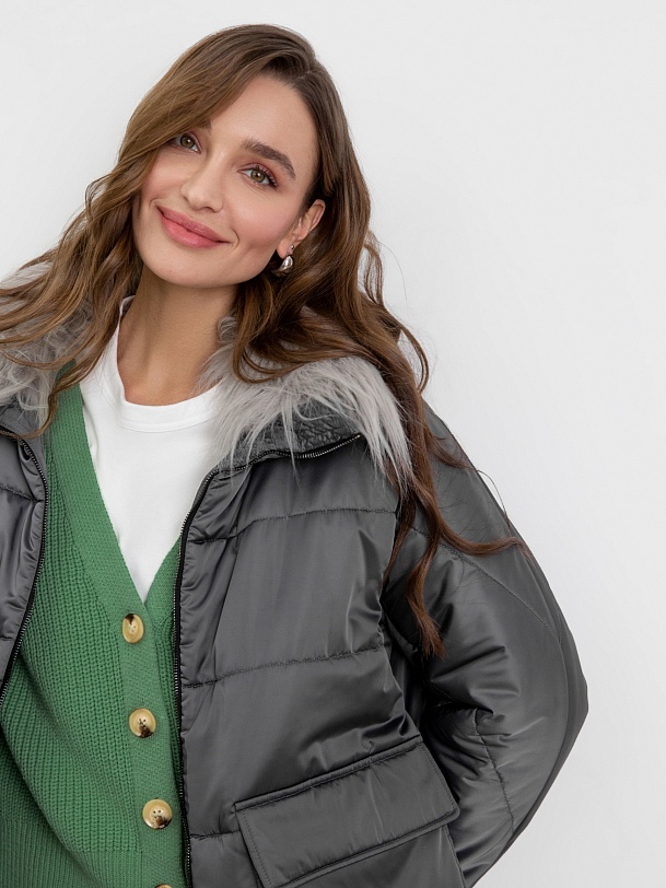 Пальто зимнее утепленное с мембраной