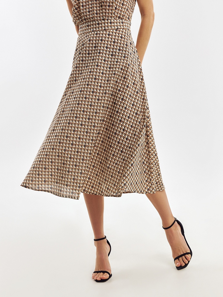 Платье миди из 100% хлопка