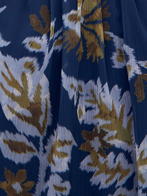 Свободная блуза из принтованого шифона