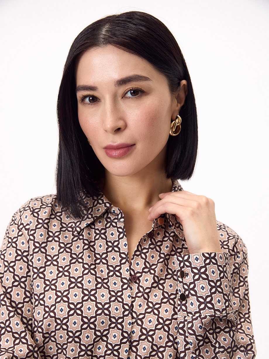 Платье миди из 100% тенселя