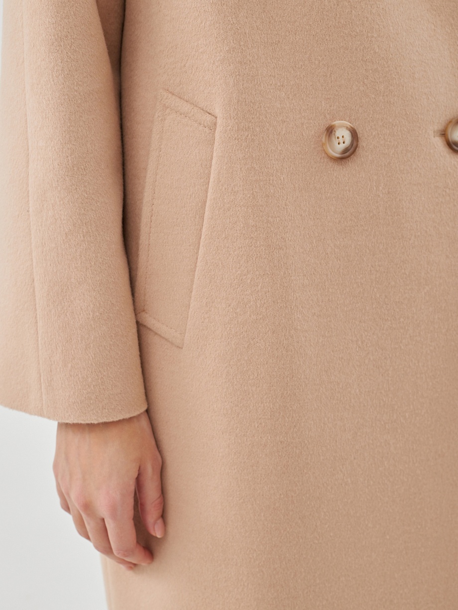 Пальто женское демисезонное из шерсти