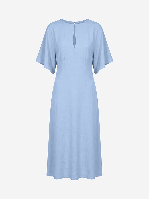 Платье из вискозного жаккарда