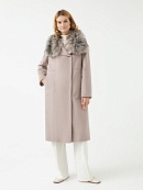 Пальто зимнее утепленное с меховым воротником POMPA арт.1013771p60216