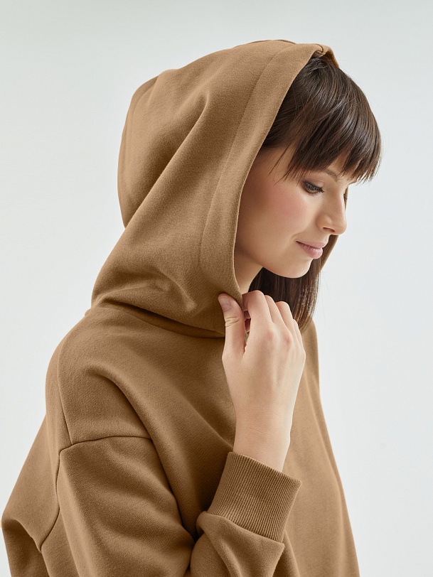 Толстовка с капюшоном оверсайз