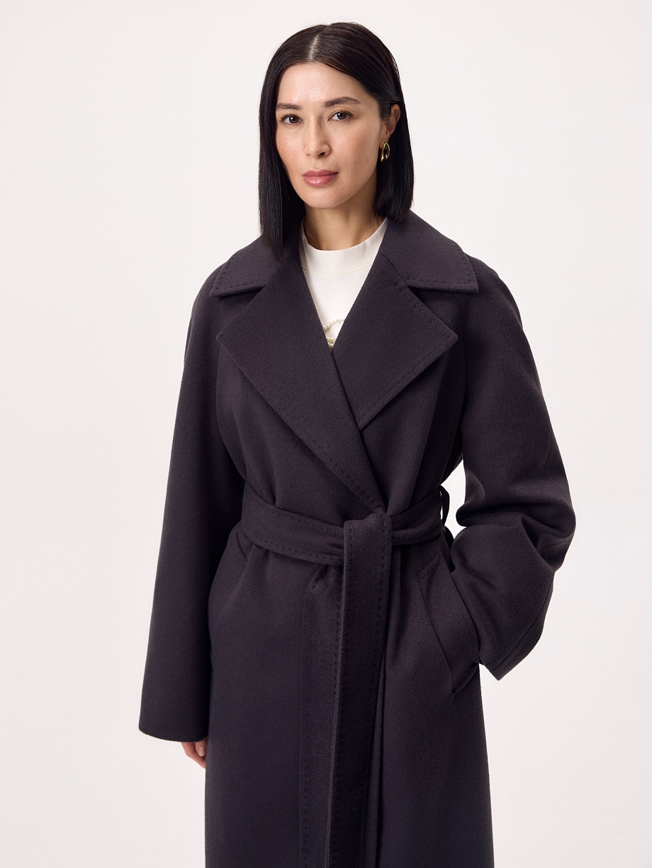 Пальто из шерсти с мембраной