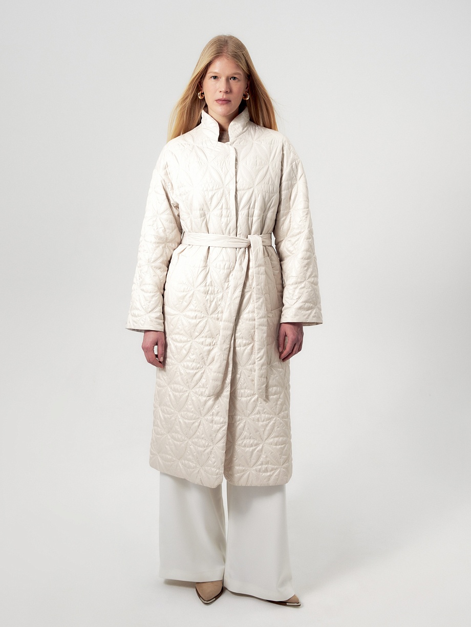 Демисезонное пальто из плащевой ткани с мембраной