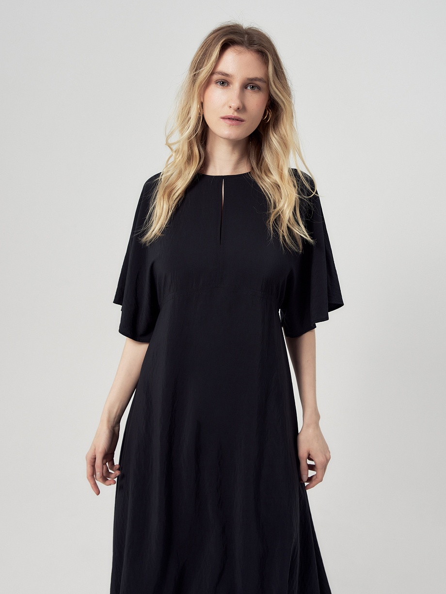 Платье миди из 100% натуральной ткани