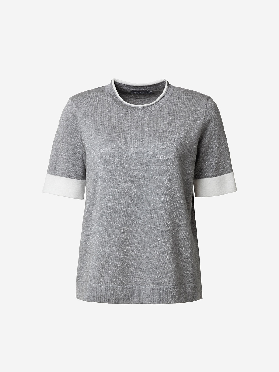 Джемпер из вискозы с люрексом