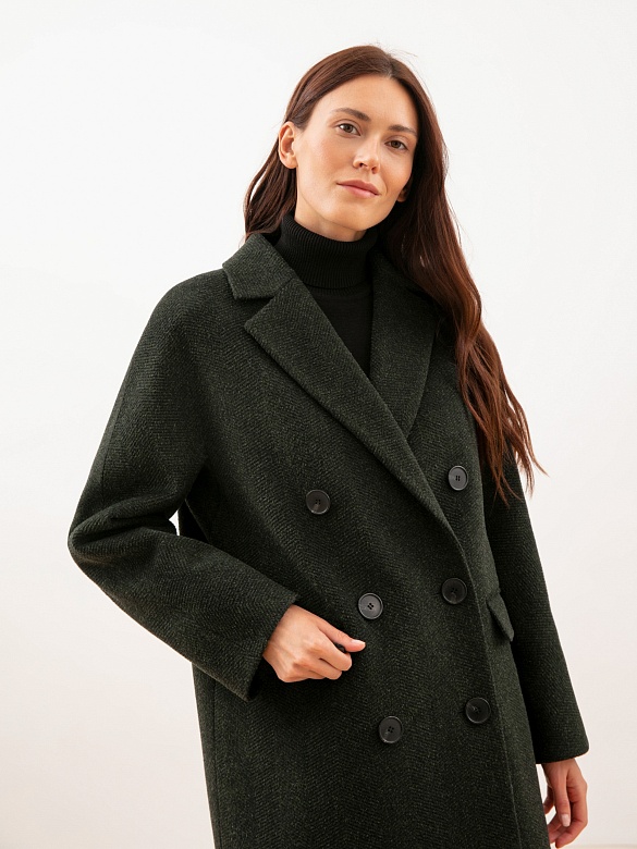 Укороченное пальто с мембраной POMPA арт.1013255p10043