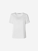 Блуза-футболка из атласа POMPA арт.3140262se0401