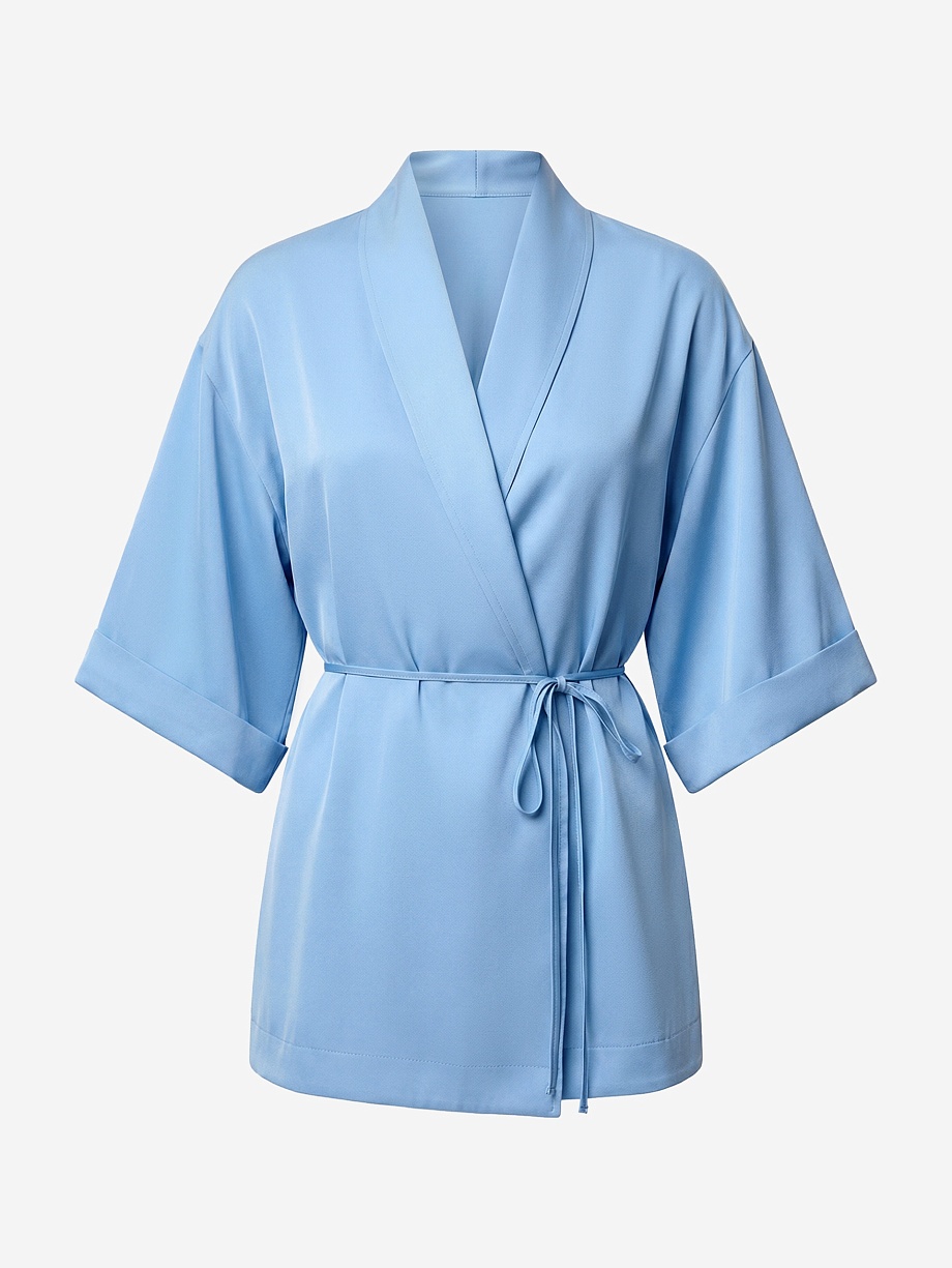 Жакет-кимоно из атласа