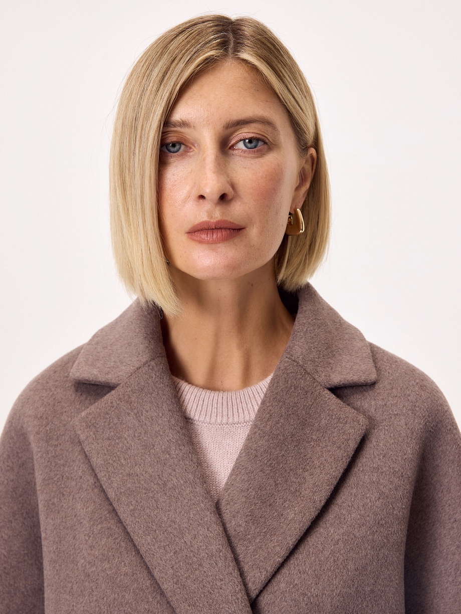 Пальто из шерсти с мембраной