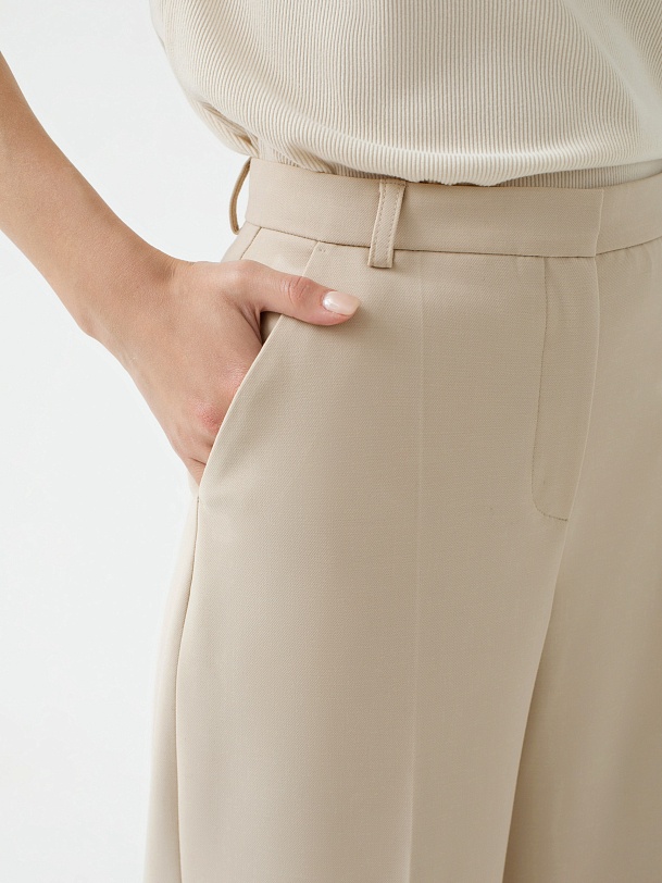 Брюки женские прямые широкие