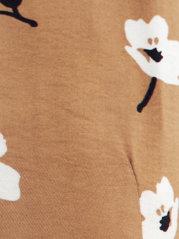 Платье миди из вискозы с цветочным принтом POMPA арт.3137970ma1190