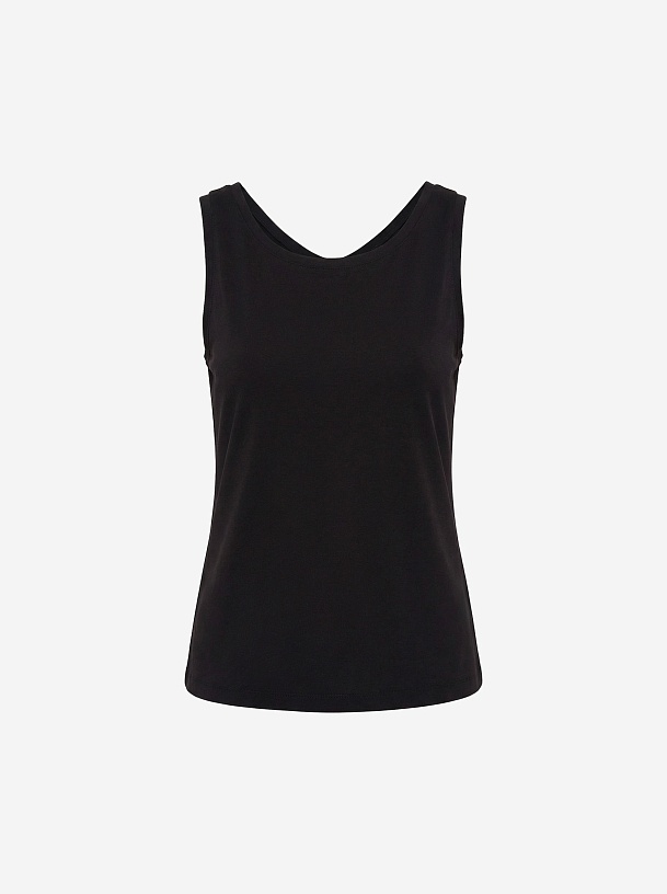 Базовый топ из 100% мерсеризированного хлопка