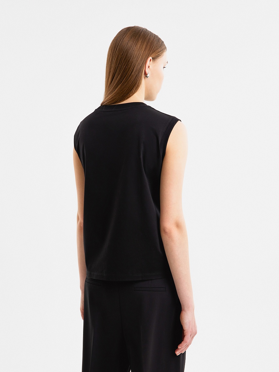 Топ из мерсеризированного хлопка