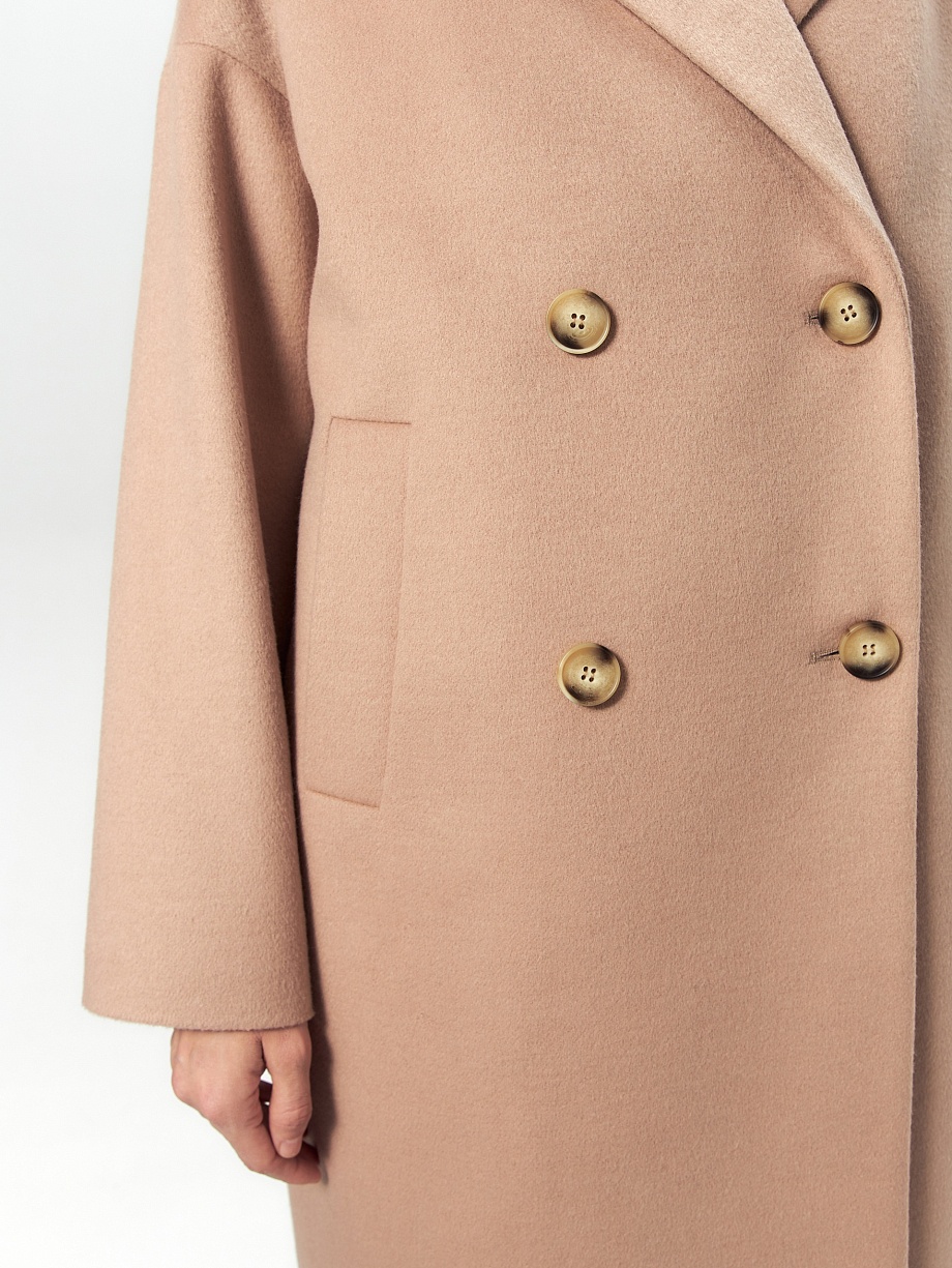 Шерстяное пальто с мембраной