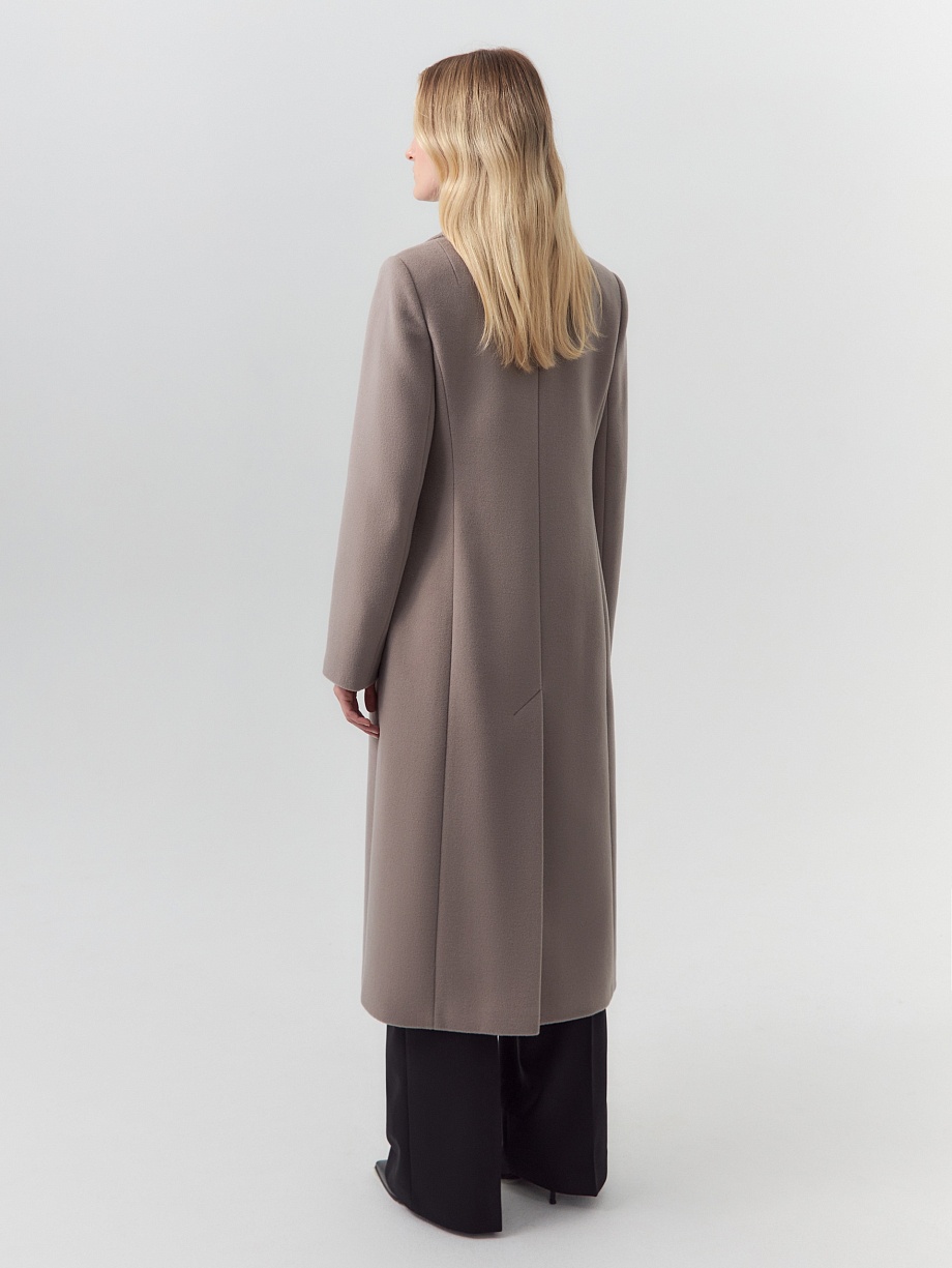 Пальто из 95% шерсти с мембраной