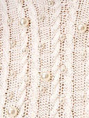 Жилет из вискозной пряжи с жемчужными бусинами POMPA арт.3231280kn2902