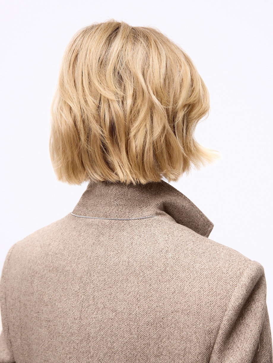 Жакет из премиальной костюмной ткани с шерстью