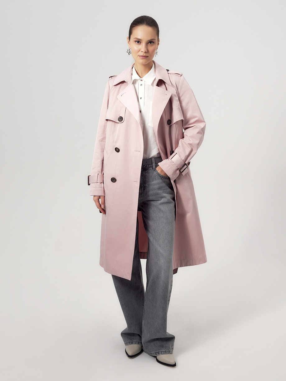 Непромокаемый тренч с подстёжкой