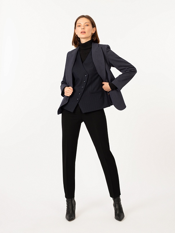 Жилет женский асимметричный