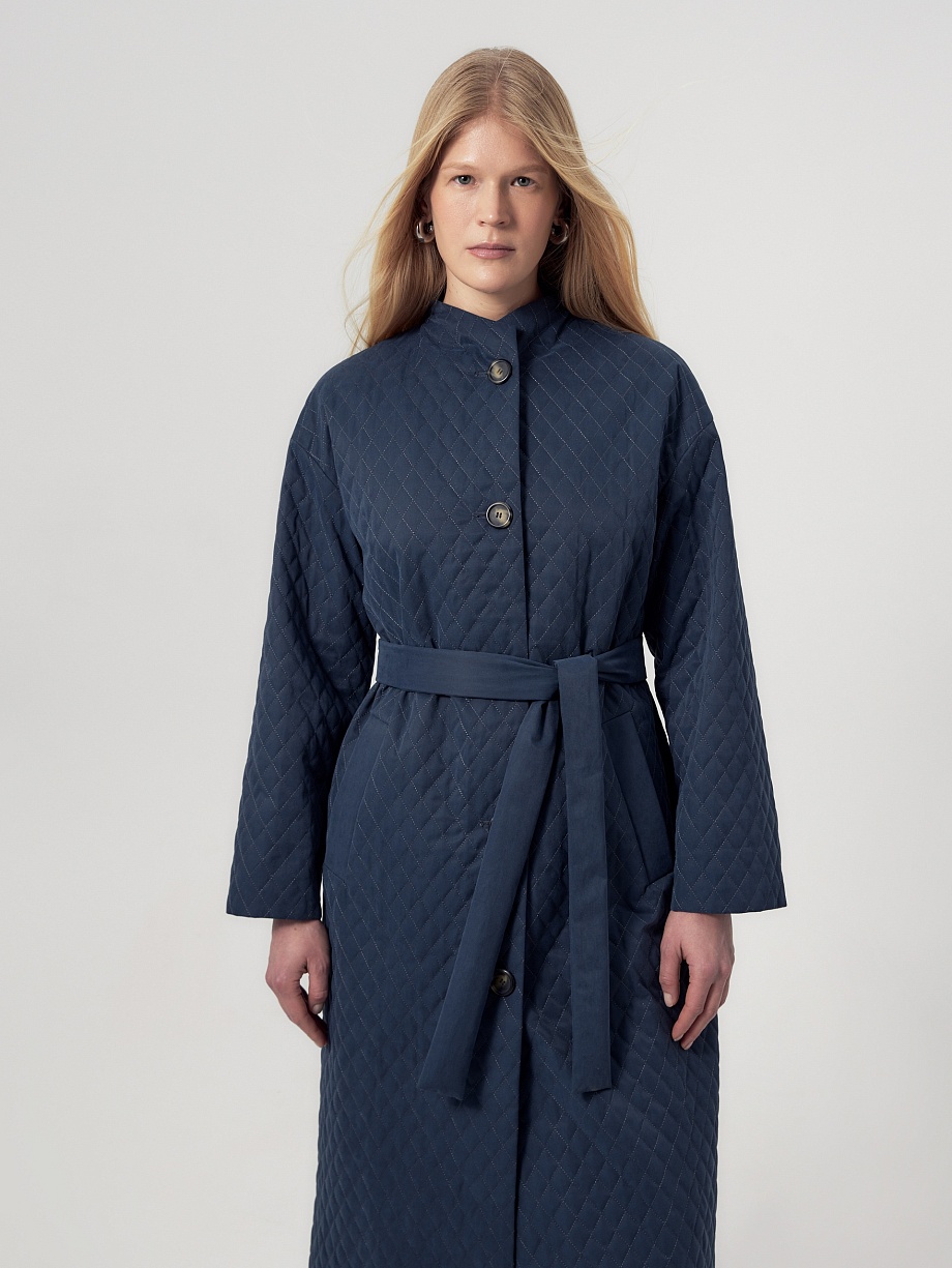 Пальто-тренч из плащевой ткани с мембраной