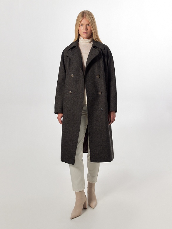 Пальто из шерсти с мембраной POMPA арт.1013003p10090