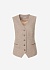 Жилет из премиальной костюмной шерсти POMPA арт.6092871pp0405