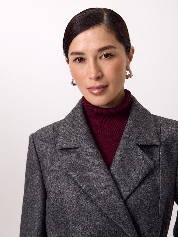 Шерстяное пальто с мембраной POMPA арт.1015740p10591