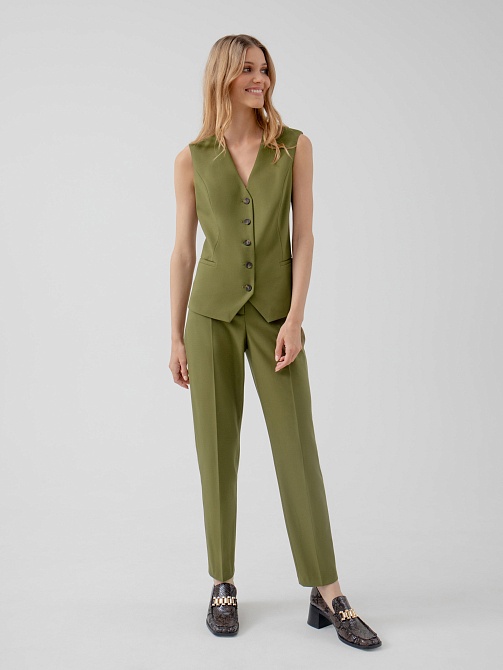 Жилет из костюмной ткани