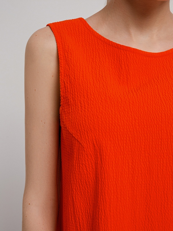 Свободное летнее платье из хлопка