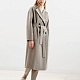 Двубортное женское демисезонное пальто с поясом и мембраной POMPA арт.1012942p10090