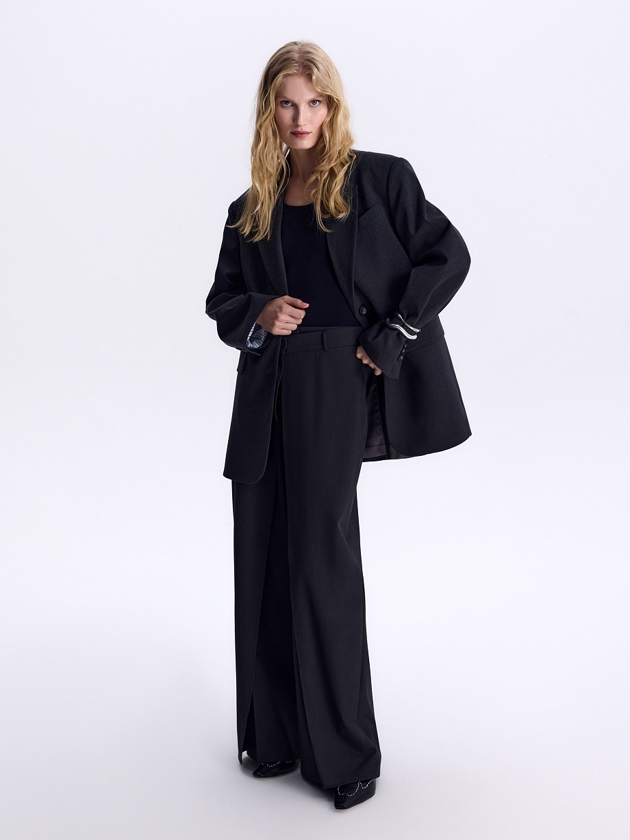 Брюки с запахом