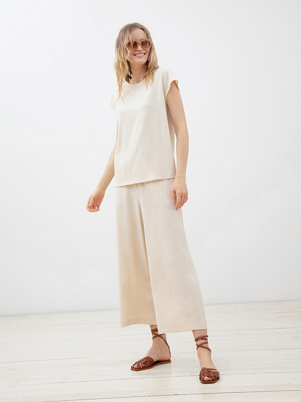 Брюки-кюлоты летние