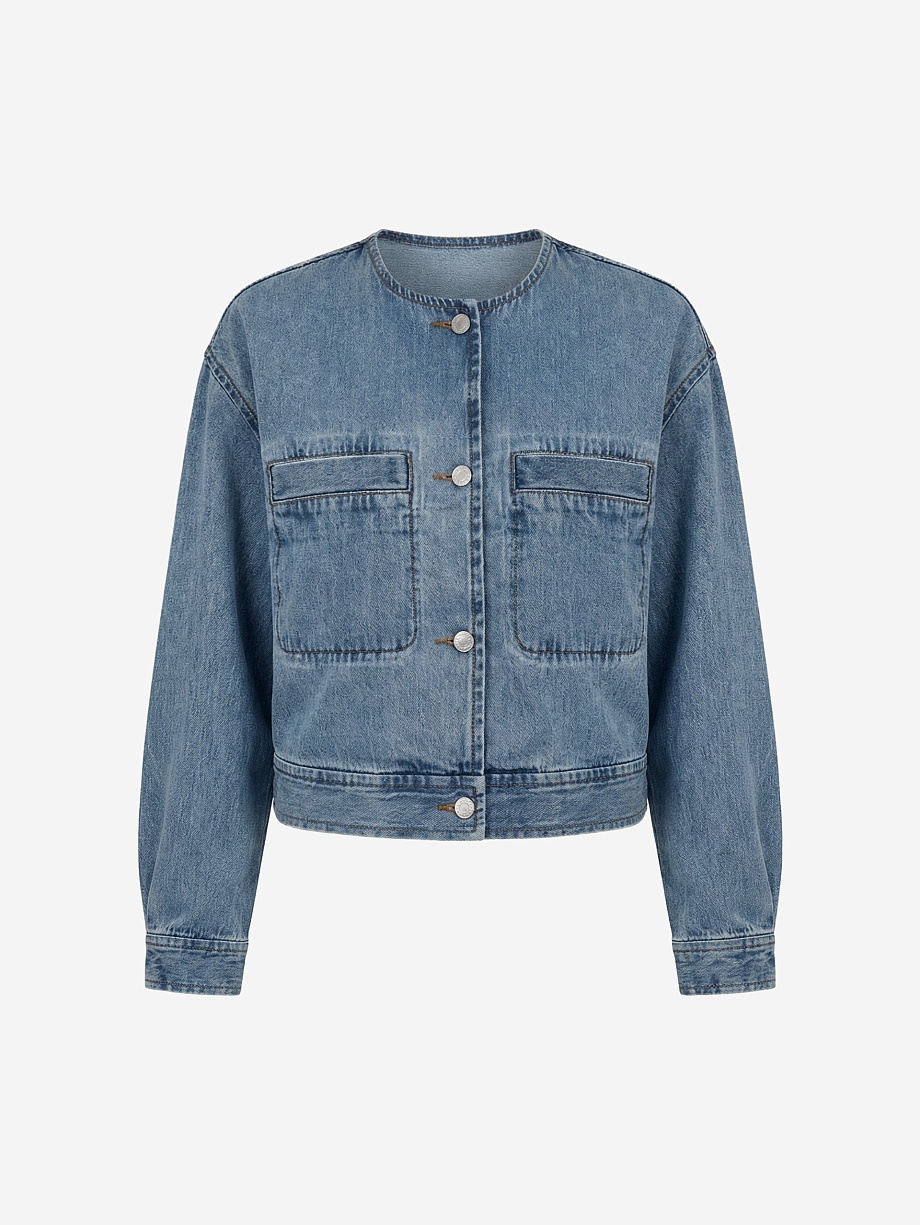 Джинсовая куртка из 100% хлопка