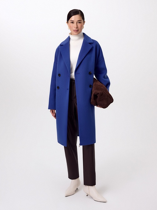 Шерстяное пальто с мембраной