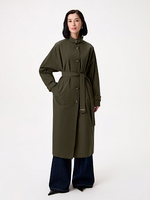 Тренч женский цвета хаки