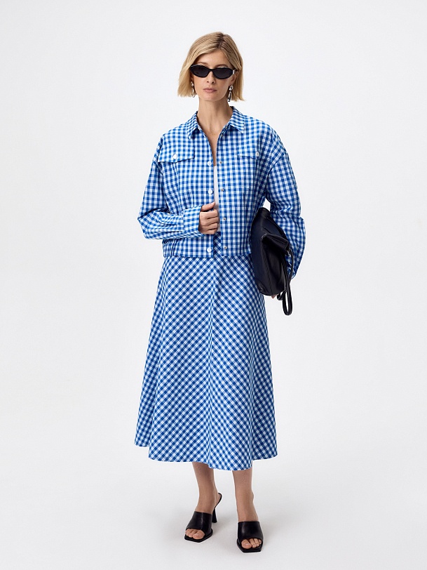 Жакет-бомбер из хлопка