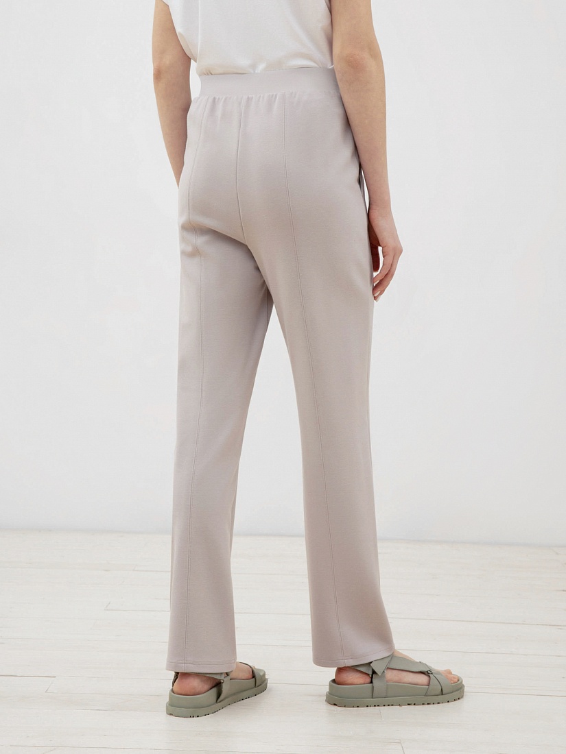 Серые женские трикотажные брюки POMPA