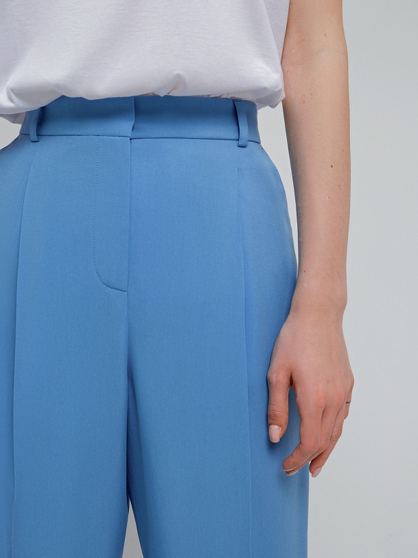 Костюмные брюки из вискозы