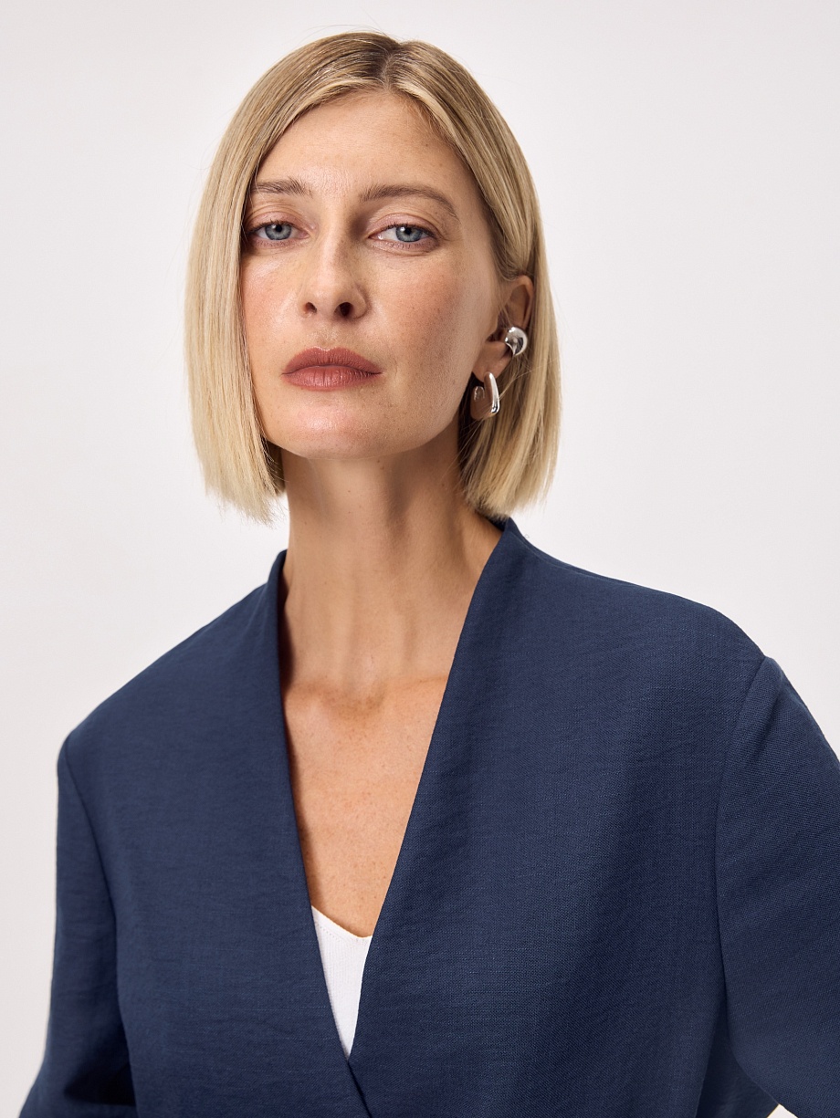 Жакет без лацканов