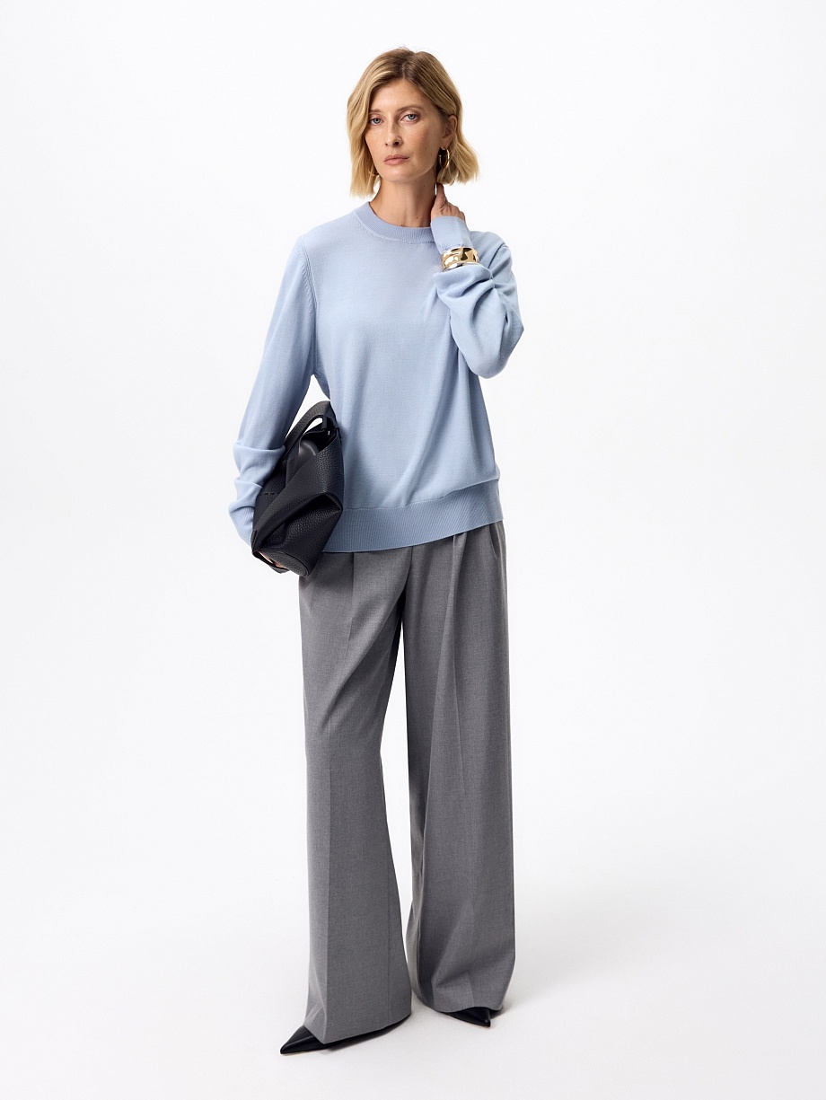 Джемпер из шерсти мериноса и кашемира