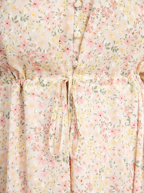 Женственное платье из шифона