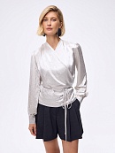 Блуза из жатого атласа POMPA арт.7143020ab3591