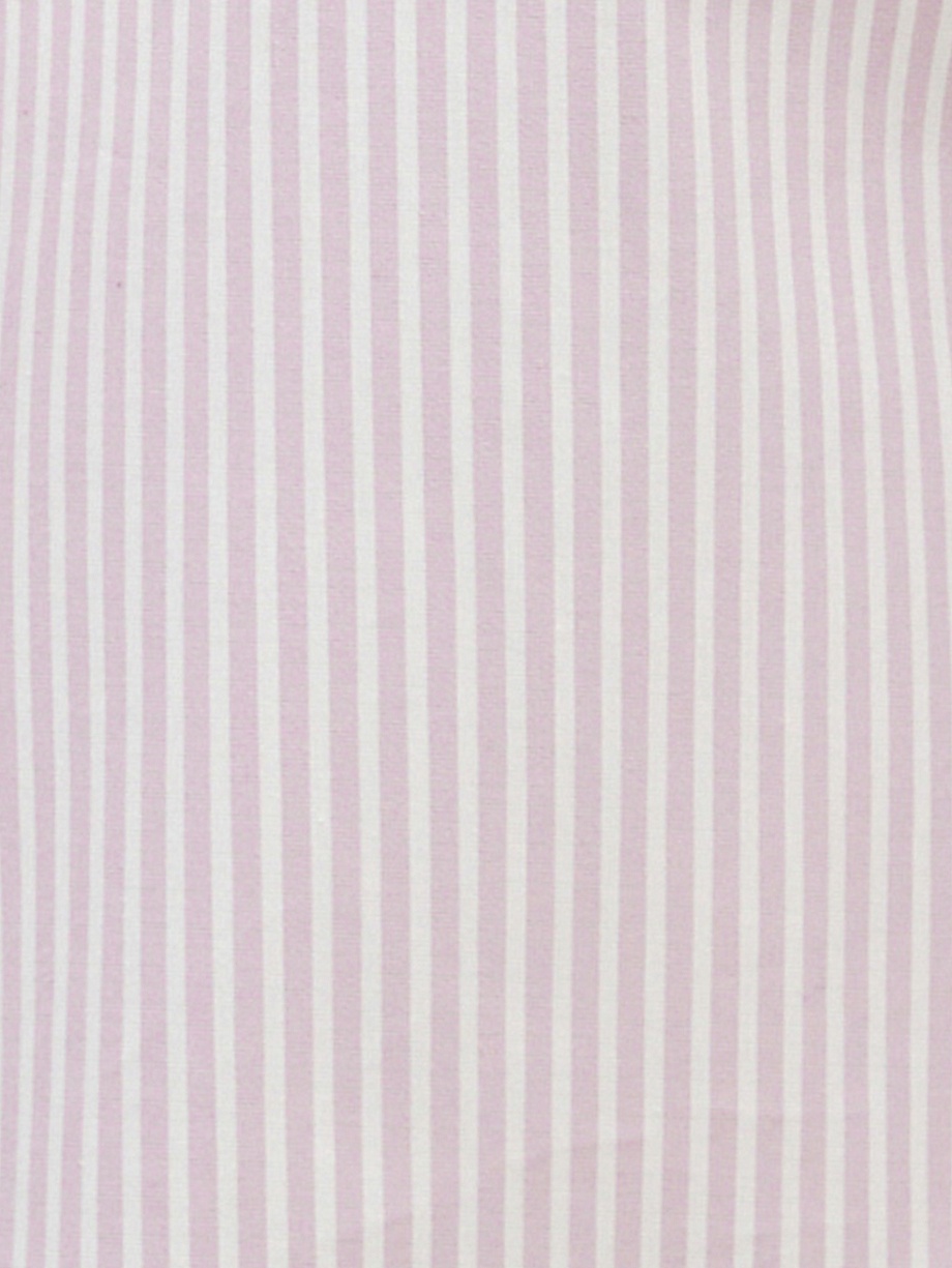 Прямая удлиненная рубашка в тонкую полоску